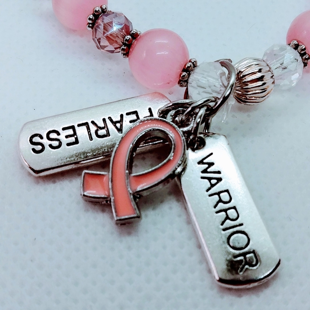 Breast Cancer Awareness Bracelet - Picture 2 of 4